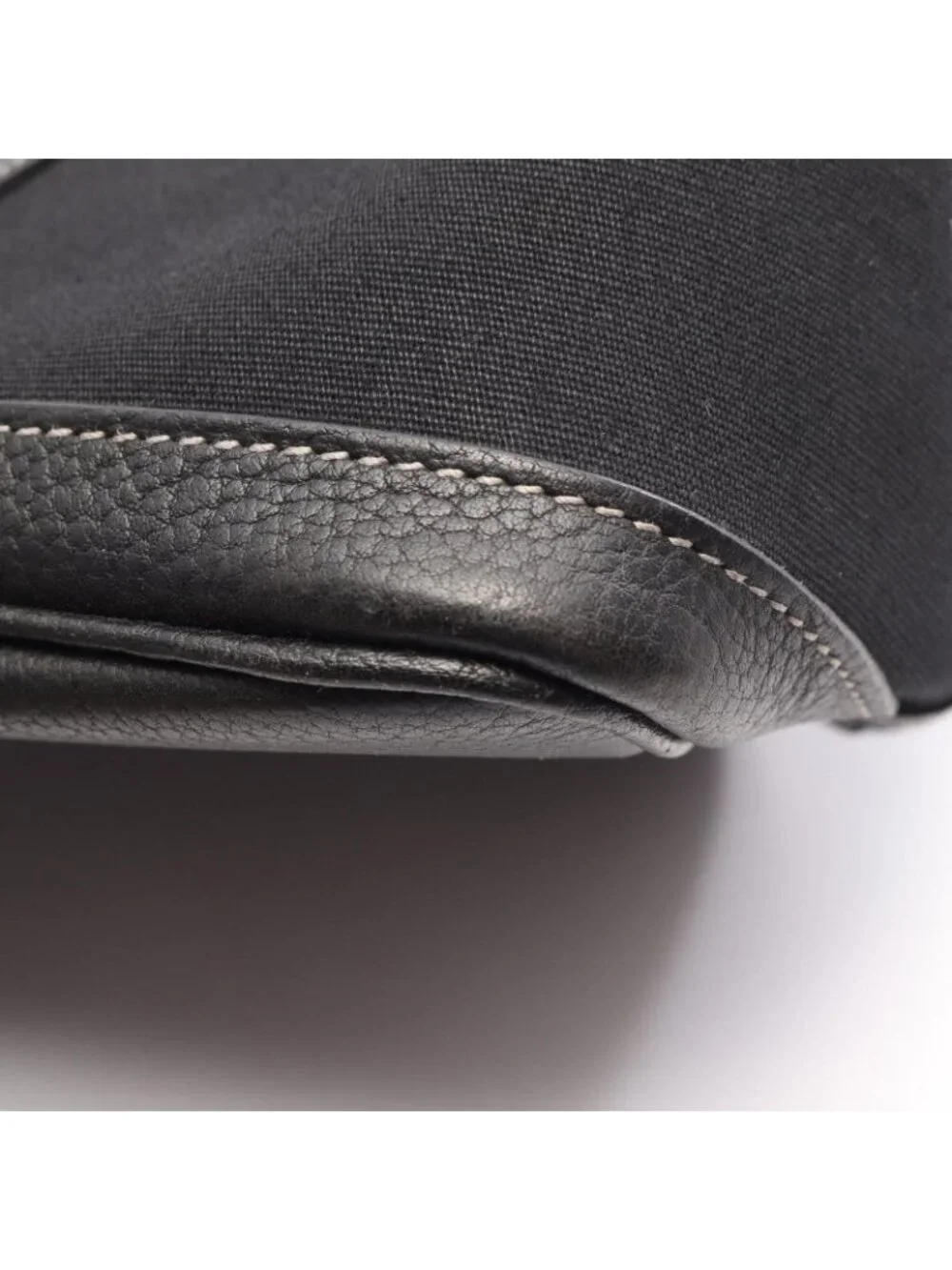 Hermes Tote Bag Garden Party PM Black Leather